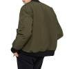 Мужская куртка BOMBER из натурального гусиного пуха Хаки Мужская куртка BOMBER из натурального гусиного пуха Хаки