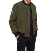 Мужская куртка BOMBER из натурального гусиного пуха Хаки Мужская куртка BOMBER из натурального гусиного пуха Хаки