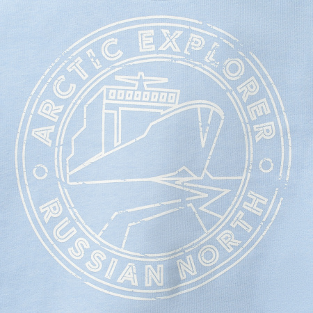 Женский свитшот ARCTIC с логотипом Голубой Женский свитшот ARCTIC с логотипом Голубой