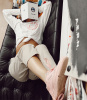 Лонгслив из хлопка unisex Белый Лонгслив из хлопка unisex Белый