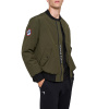 Мужская куртка BOMBER из натурального гусиного пуха Хаки Мужская куртка BOMBER из натурального гусиного пуха Хаки