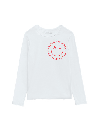 Лонгслив из хлопка unisex Белый Лонгслив из хлопка unisex Белый