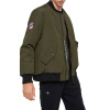 Мужская куртка BOMBER из натурального гусиного пуха Хаки Мужская куртка BOMBER из натурального гусиного пуха Хаки