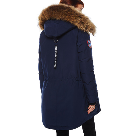 CHILL - легкая женская парка для городской зимы. Цвет: Синий