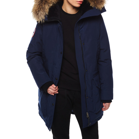 CHILL - легкая женская парка для городской зимы. Цвет: Синий