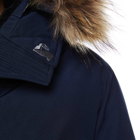 CHILL - легкая женская парка для городской зимы. Цвет: Синий