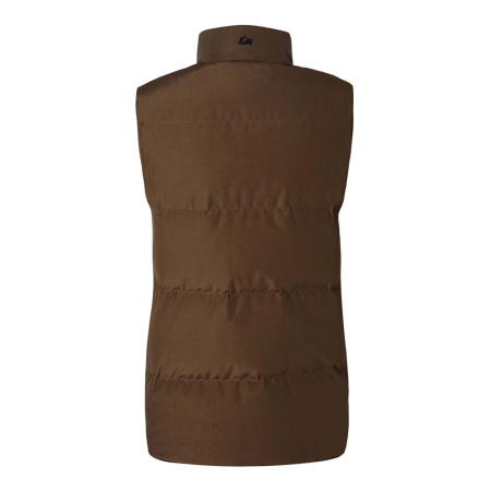 INDIG - универсальный женский пуховой жилет из мембранной ткани. Цвет: Какао